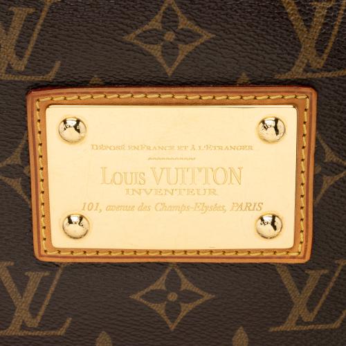 Louis Vuitton Brown, Pattern Print Monogram Galliera PM