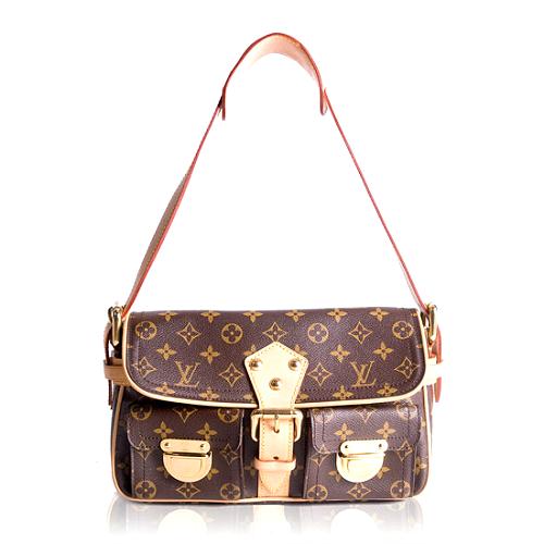 Louis Vuitton Monogram Canvas Hudson PM Shoulder Handbag 