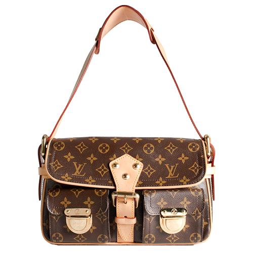 Louis Vuitton Monogram Canvas Hudson PM Shoulder Handbag