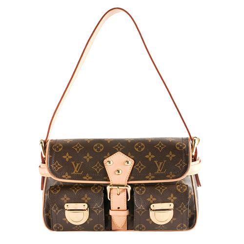 Louis Vuitton Monogram Canvas Hudson PM Shoulder Handbag