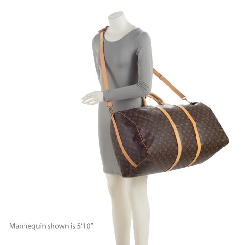 Louis Vuitton Monogram Canvas Keepall Bandouliere 60 Duffle Bag, Louis  Vuitton Handbags