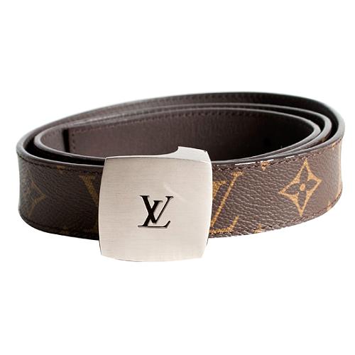 Louis Vuitton Monogram Canvas LV Cut Belt