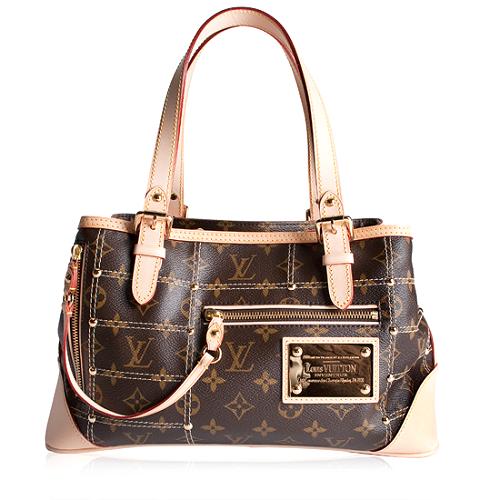 LOUIS VUITTON Limited Edition Monogram Canvas Riveting Bag For