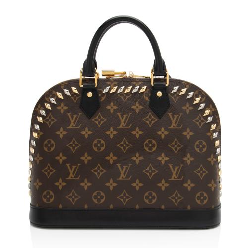 Louis Vuitton Monogram Canvas Metal Stones Alma PM Satchel