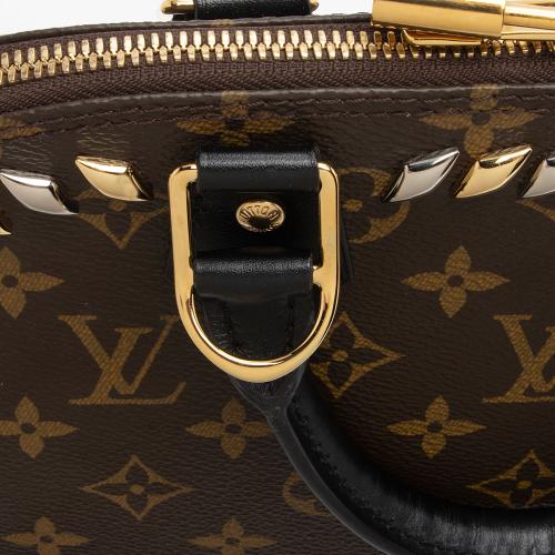 Louis Vuitton Monogram Canvas Metal Stones Alma PM Satchel