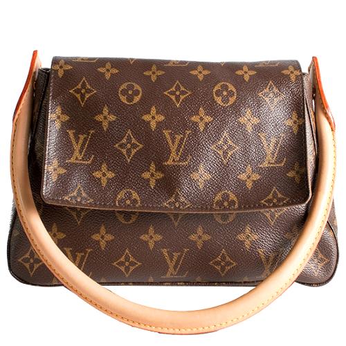 Louis Vuitton Monogram Canvas Mini Looping Shoulder Handbag 