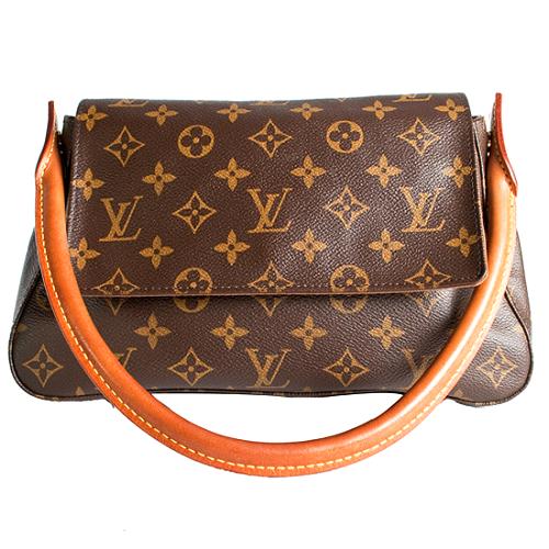 Louis Vuitton Monogram Canvas Mini Looping Shoulder Handbag 