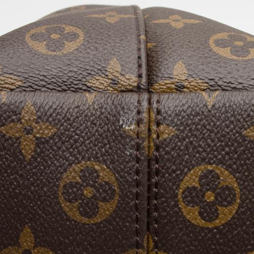 Louis Vuitton Melie Bucket Bag Medium Brown Canvas