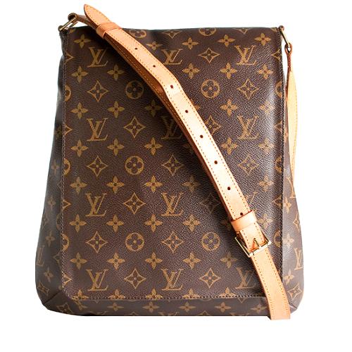 Louis Vuitton Monogram Canvas Musette GM Shoulder Handbag