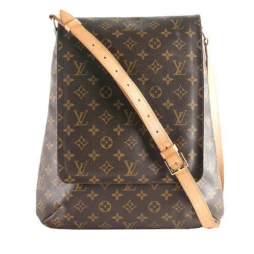 Louis Vuitton Monogram Canvas Musette GM Shoulder Handbag