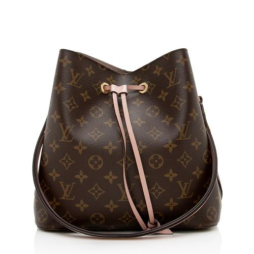 Louis Vuitton Neonoe Monogram Canvas Pink Strap Year 2017