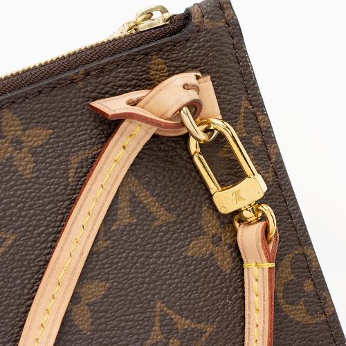 Louis Vuitton 2021 Monogram Beige Neverfull Pochette GM