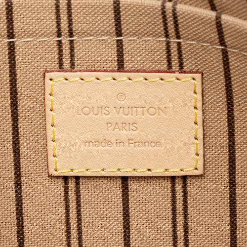Louis Vuitton Neverfull Pochette Monogram Canvas Large Brown 2380871