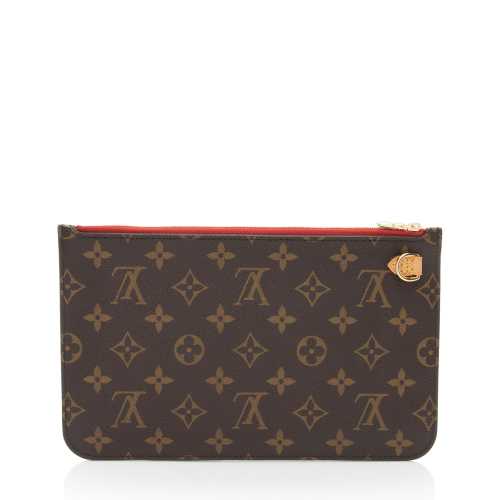 Louis Vuitton Monogram Canvas Neverfull MM Pochette