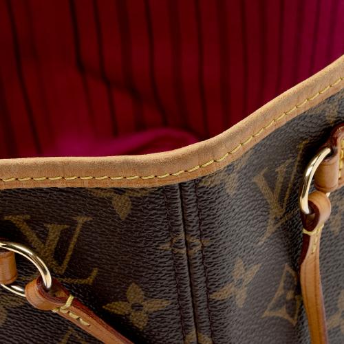 Brown Louis Vuitton Monogram Neverfull PM Tote Bag