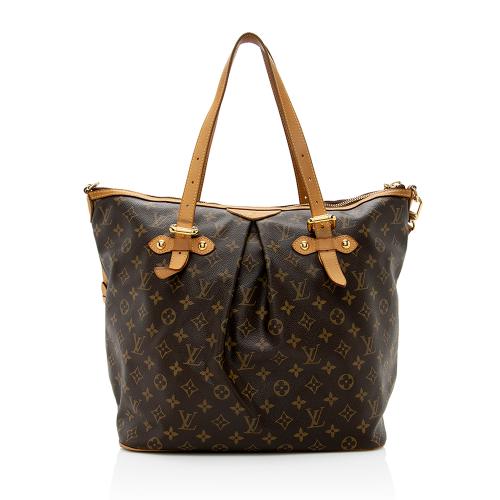 Louis Vuitton Palermo Tote Bag Leather Type: Monogram Hardware