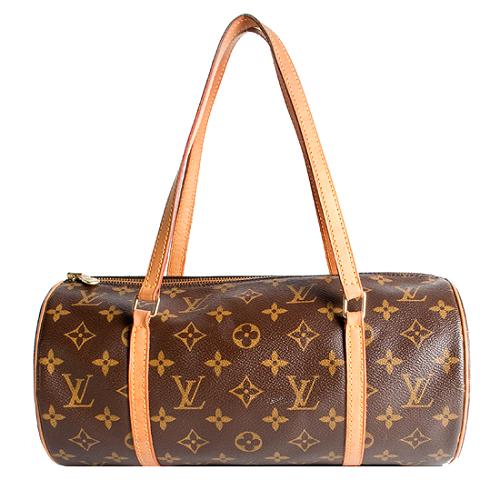 Louis Vuitton Monogram Canvas Papillon 30 Satchel Handbag