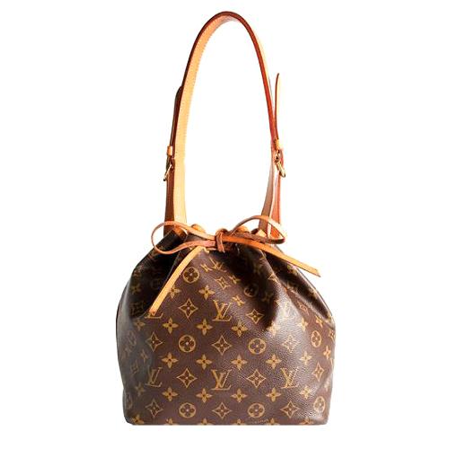 Louis Vuitton Monogram Canvas Petit Noe Shoulder Handbag