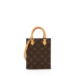 Louis Vuitton Monogram Canvas Petit Sac Plat Shoulder Bag