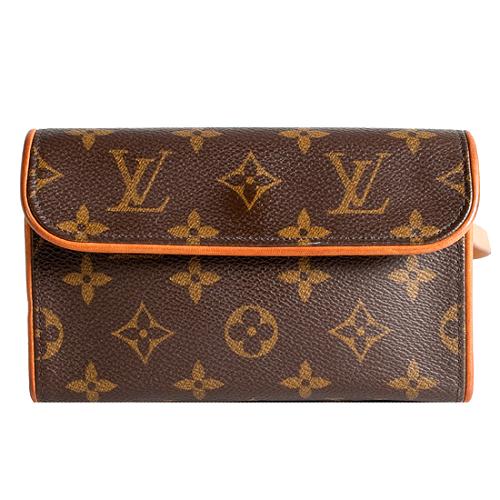 Louis Vuitton Monogram Canvas Pochette Florentine Handbag 