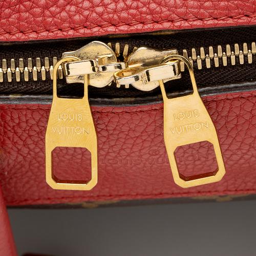 Louis Vuitton Red Leather and Monogram Canvas Retiro NM Bag Louis Vuitton