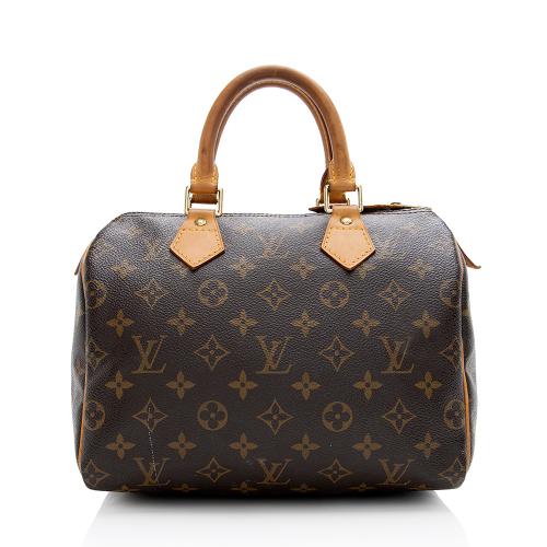 Louis Vuitton Monogram Canvas Speedy 25 Satchel