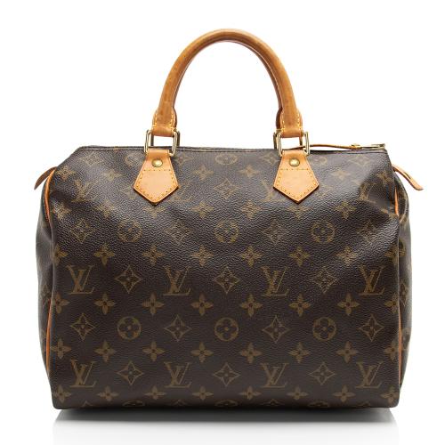 Louis Vuitton Monogram Canvas Speedy 30 Satchel