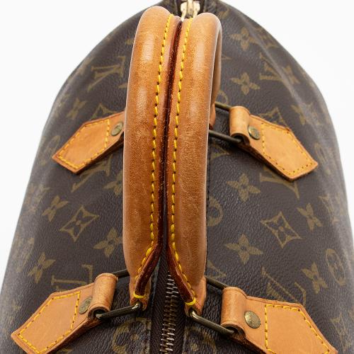 Louis Vuitton Vintage Monogram Canvas Speedy 35 Satchel (SHF-14899