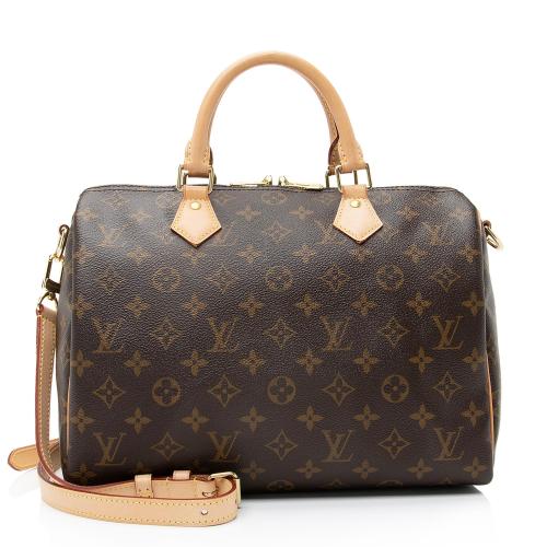 Louis Vuitton Monogram Canvas Speedy Bandouliere 30 Satchel