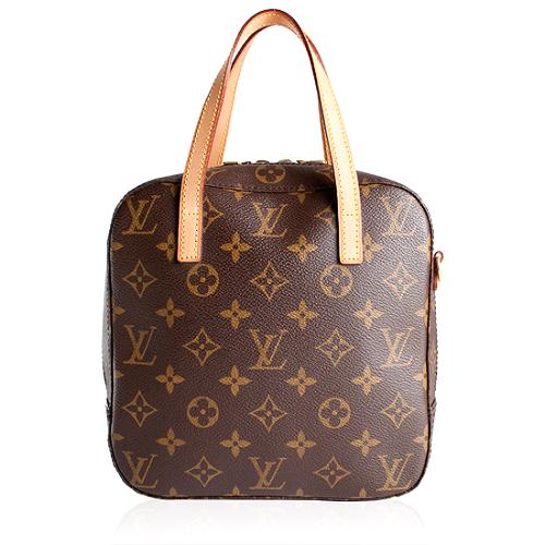 Louis Vuitton Monogram Canvas Spontini Satchel Handbag