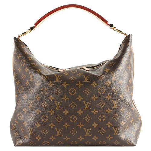 Louis Vuitton Monogram Canvas Sully MM Shoulder Handbag