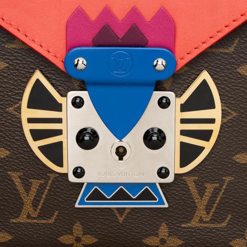 Louis Vuitton Monogram Canvas Totem Mask PM Pochette Bag