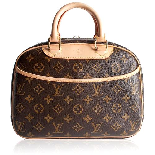 Louis Vuitton Monogram Canvas Trouville Satchel Handbag