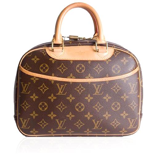 Louis Vuitton Monogram Canvas Trouville Satchel Handbag