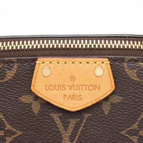 Printed Louis_Vuitton Turenne PM Monogram Canvas Shoulder Brown Bag