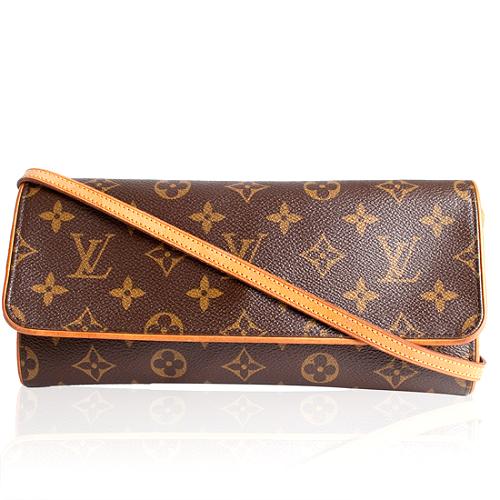 Louis Vuitton Monogram Canvas Twin Pochette Shoulder Handbag