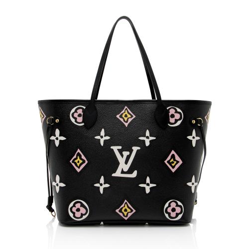 Louis Vuitton Limited Edition Giant Monogram Canvas Wild At Heart Neverfull MM Tote