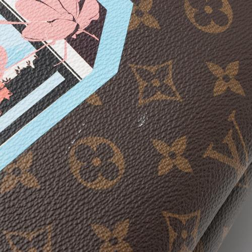Louis Vuitton Neverfull World Tour Monogram Canvas Tote Bag Brown