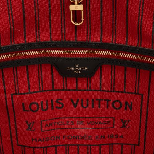 Louis Vuitton Monogram Canvas World Tour Neverfull MM Tote