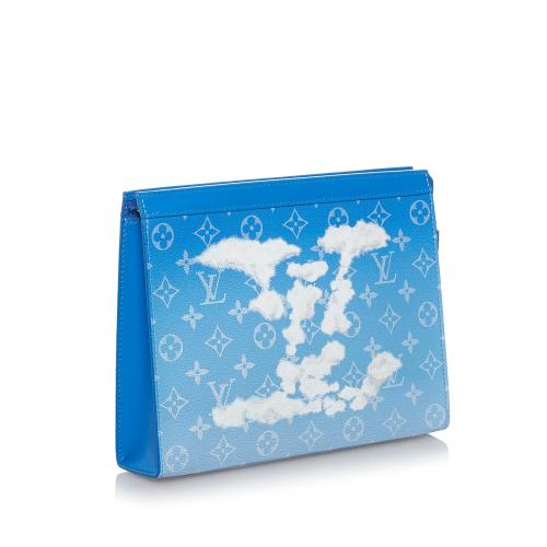 Louis Vuitton Virgil Abloh Monogram Clouds Brazza Long Wallet