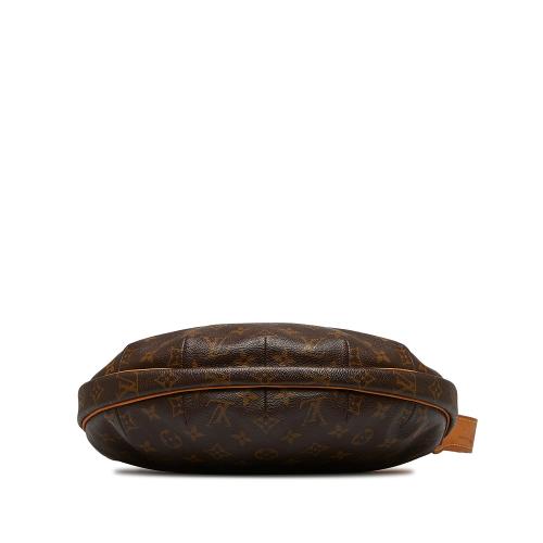 LOUIS VUITTON BROWN MONOGRAM CROISSANT MM BAG