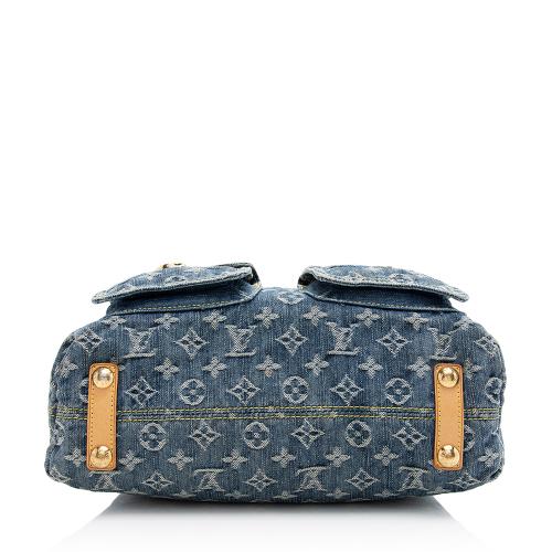 Louis Vuitton Monogram Denim Baggy GM Shoulder Bag