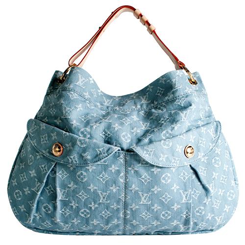 Louis Vuitton Monogram Denim Bleu Clair Daily GM Hobo Handbag, Louis  Vuitton Handbags