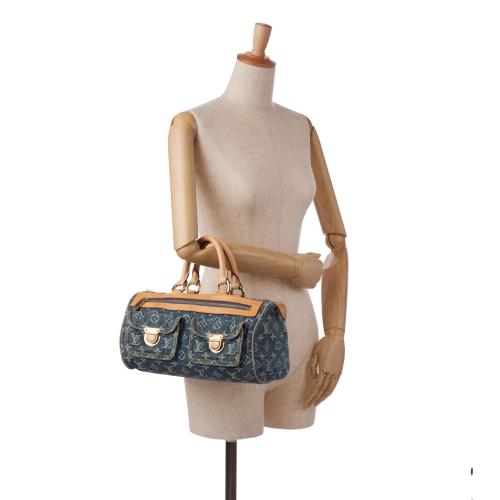 🛑 Louis Vuitton Monogram Denim Neo Speedy 30 Bag, Luxury, Bags