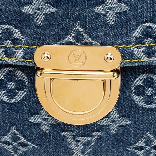 Louis Vuitton Monogram Denim Sac Plat Tote