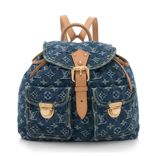 Louis Vuitton Monogram Denim Sac a Dos GM Backpack