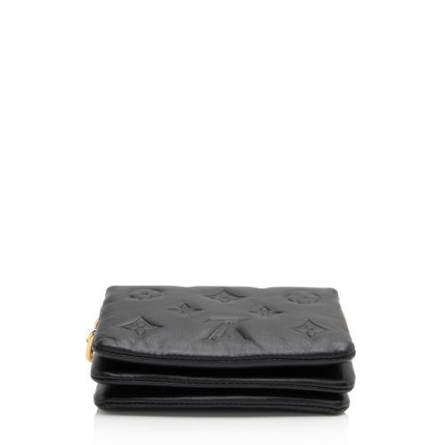 Louis Vuitton Monogram Embossed Lambskin Coussin Belt Bag