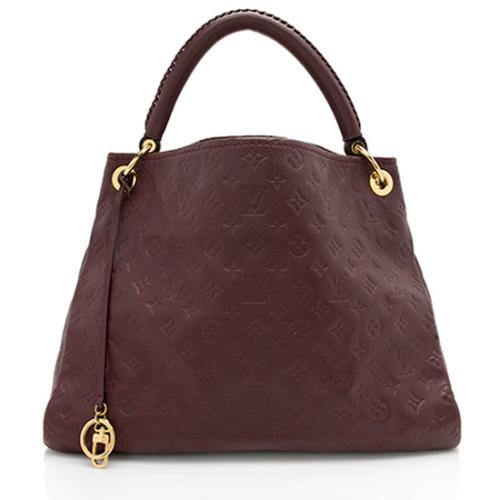 Louis Vuitton Burgundy Monogram Empreinte Artsy MM Louis Vuitton