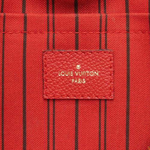 Louis Vuitton Red Monogram Empreinte Mazarine mm