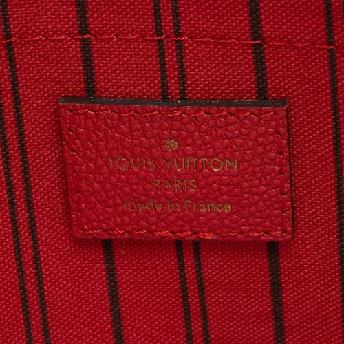 Louis Vuitton Monogram Empreinte Montaigne MM Satchel